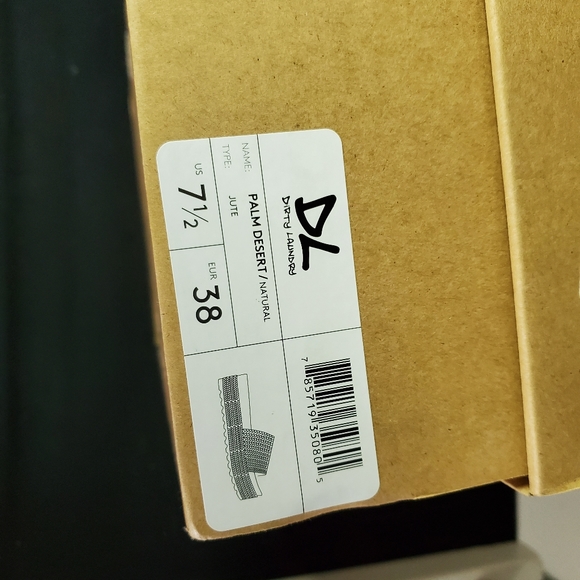 DIRTY LAUNDRY Womens Palm Espadrille Wedge Sandal Size 7.5, Natural Jute - Picture 12 of 12